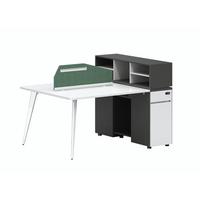 Bureau de travail ergonomique de style industriel moderne et minimaliste en acier respectueux de l'environnement de niveau E0, simple et durable
