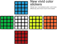 Cubes de Casse-tête magiques ABS personnalisés de haute qualité 2x2 3x3 4x4 5x5 vitesses entraînement éducatif au QI pour les enfants