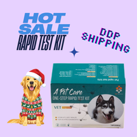 Veterinaire test voor Erlichia Parvovirus, Distemper (CPV/CDV/Ehr), Parvovirus Moquillo en Erlichia; snelle testkit voor honden