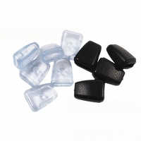 En gros, embouts de protection pour fer à lisser 15*2, transparents, antidérapants, en caoutchouc souple, couvercles de protection pour fer à lisser, couvercles de protection pour casseroles en PVC et manchons antidérapants pour extrémités.