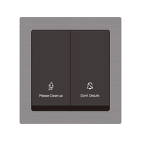 Nouvelle Arrivée 3 Boutons RS485 Modbus Protocole Smart Hôtel Led Lumière Interrupteur Mural