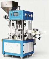 Machine automatique électrique de remplissage et de soudage de filtres à charbon actif granulaire UDF pour bouteilles et canettes avec contrôle PLC