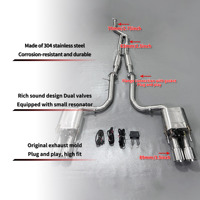 Échappement Catback à Valve Électronique en Acier Inoxydable 304 pour Lexus RC300T RC300 RC200 IS200 IS300 2.0T 2017-2023