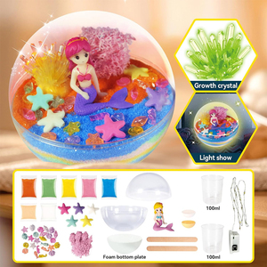 Kit <span class=keywords><strong>di</strong></span> scienza giocattolo sirena <span class=keywords><strong>di</strong></span> cristallo crescente terrario Kit per le ragazze <span class=keywords><strong>di</strong></span> apprendimento e <span class=keywords><strong>di</strong></span> istruzione - Product Image 3