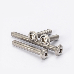 M1.7 M2 M2.5 M3 M3.5 <b>M4</b> M5 M6 Nickel Plated Steel Washer Head Phillips Flanged Button Head <b>Screws</b> - Product Image 5