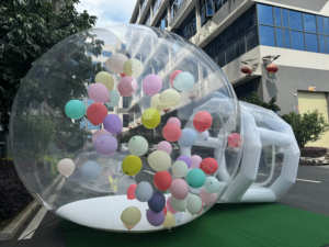 Dôme à bulles <span class=keywords><strong>gonflable</strong></span> transparent géant en PVC pour l'extérieur avec taille personnalisée - Product Image 1