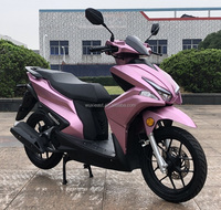 Scooter à essence à deux roues pour adultes populaire de couleur violette 150CC