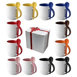 Tasse en céramique émaillée 2 tons, tasses colorées vierges à sublimer - Product Image 4
