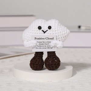 <span class=keywords><strong>Peluche</strong></span> décorative en forme de canard, faite main au crochet, exclusive transfrontalière, super douce, garnie de coton PP, anti-stress - Product Image 3