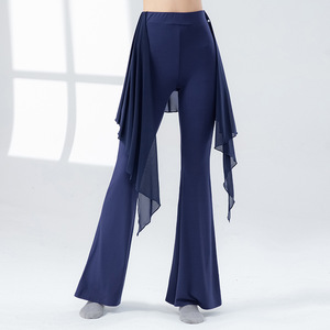 Vêtements de <span class=keywords><strong>danse</strong></span> moderne pour femmes, nouveaux pantalons amples à taille haute avec ruban, en coton, pour la <span class=keywords><strong>danse</strong></span> <span class=keywords><strong>classique</strong></span>, la pratique du yoga, la mise en forme du corps - Product Image 3