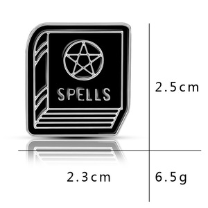 Fata gotica fatta a mano in metallo artigianale spille con smalto artigianale nuova strega Ouija luna tarocchi spille per donne uomini capodanno cinese - Product Image 5