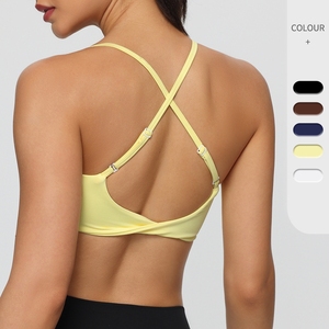 Sujetador Deportivo Ajustable con Elasticidad en Cuatro Direcciones para Mujer, Soporte Alto, Antichoque, para <span class=keywords><strong>Yoga</strong></span>, Running, Fitness, con Relleno Extraíble, Tallas Grandes - Product Image 1