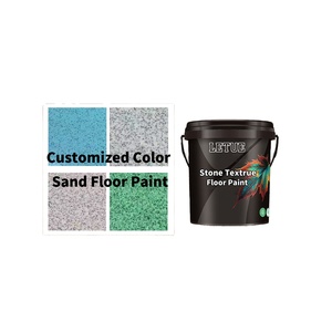 LETUE Customized Color Liquid <b>Coating</b> Epoxy Floor <b>Paint</b> for Sand Flooring Waterproof Granite Surface with Brush Application - Product Image 1