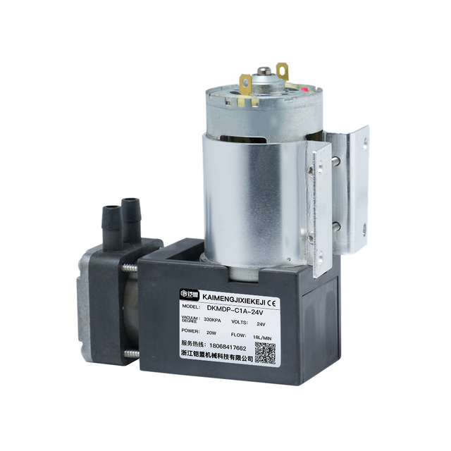 KaiMeng New Design Portable 12V 18W Air DC Pump Low Noise 15L/min Micro Piston Electric Vacuum Detector Medical Hygiene Use OEM