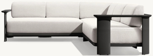 Ensembles <span class=keywords><strong>de</strong></span> canapés modulaires <span class=keywords><strong>de</strong></span> luxe en <span class=keywords><strong>aluminium</strong></span> pour l'extérieur, pour hôtel, appartement, villa, patio - Product Image 3