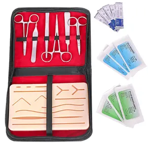 Kit de suture d'entraînement Kit de coussinet de modèle de pratique de suture médicale