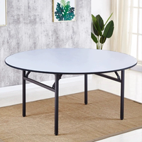 Tables pliantes commerciales pour événements hôteliers, plateau en métal, nappe en PVC, ensemble de chaises, salon extérieur, acceptation de dimensions personnalisées
