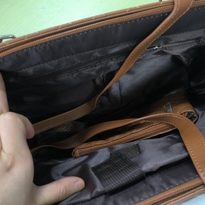 대용량 방수 2 in 1 여성용 맘백 도시락 가방 비즈니스 패션 PU 컴퓨터 핸드백 보냉 가방 포함 - Product Image 3