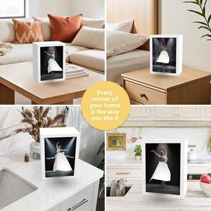 ของขวัญสำหรับครูสอนบัลเลต์ กรอบรูป LED กล่องใส่กระดาษทิชชู ไฟกลางคืนรูปเงาบัลเลริน่าสุดหรู สำหรับตกแต่งห้องเรียนเต้นรำ - Product Image 6