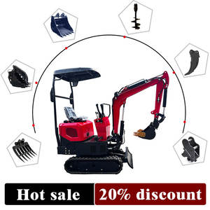 Euro 5 CE Mini pelle sur chenilles 5 tonnes 1 tonne godet <span class=keywords><strong>à</strong></span> moteur Eaton PLC Gear ingénierie des terres agricoles pompe de condition utilisée - Product Image 2