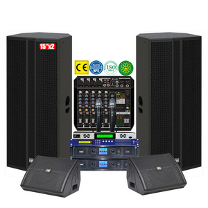 Duale 15-Zoll-Bühnen-DJ-Lautsprecher mit 1000 Watt Leistung, 15 Zoll Fullrange-Lautsprecher, professionelles Soundsystem - Product Image 1
