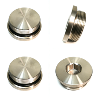 Bouchons hexagonaux SUS304 M13 pour extrémité de tuyau, raccords de plomberie pour climatiseur central, blocage de pipeline CVC, OEM MeiMing PHS2