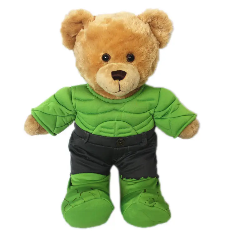 Più nuovo giocattolo per bambini personalizzato cartone animato farcito orso animale personalizzato peluche uniforme in piedi orsacchiotto peluche