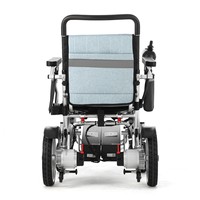 Fauteuil roulant électrique pliable tout-terrain de luxe Baichen en aluminium, télécommandé, pour adultes, adapté aux personnes handicapées