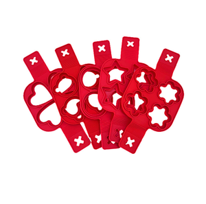 Moule en silicone écologique à 4 cavités pour œufs, forme ronde, outil de cuisson OEM/ODM - Product Image 2