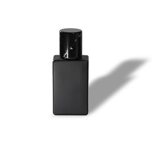 Botellas de perfume con logotipo personalizado negro mate 50ml 100mL Botella de perfume cuadrada vacía de 30 <span class=keywords><strong>ml</strong></span> con caja - Product Image 2