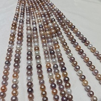 Collier de perles Vente en gros 10-15mm Chaîne multicolore Edison Edison Bijoux en perles d'eau douce