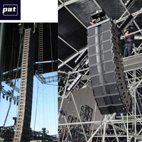 Pat K1 Haut-Parleur Line Array à 3 Voies 4 Canaux 15 Pouces avec Aimant Néodyme, Système Sonore Professionnel en Contreplaqué de Bouleau pour Concerts en Extérieur