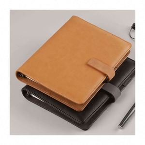 A5 Multifunctional Creative Business Binder Erasable Notebook Leather Cover Waterproof Durable Loose Leaf School Supplies - Product Image 1