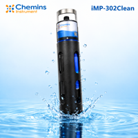 Sonde de qualité de l'eau multiparamètres intégrée IMP-302Clean, nettoyage automatique, IP68, RS485 Modbus RTU pour lacs et rivières
