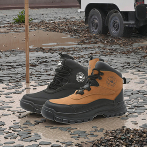 Nuove <span class=keywords><strong>Scarpe</strong></span> Antinfortunistiche Protettive, Resistenti agli Schizzi e all'Acqua, con Punta in Acciaio per Cantieri Edili e Fabbriche - Product Image 3