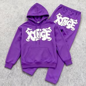 Conjunto Deportivo de Hombre, Diseño Original OEM 2026, 500gsm, Dos Piezas, Estampado Gráfico, Estilo Holgado - Product Image 3