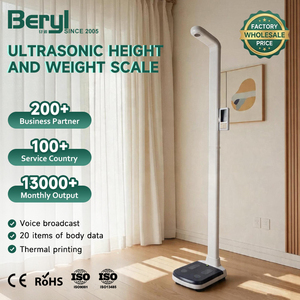 Báscula Ultrasónica para Medir Altura, <span class=keywords><strong>Peso</strong></span> e IMC, en Oferta, con Plástico ABS - Product Image 1