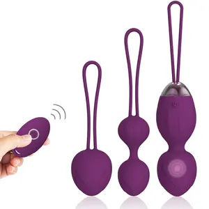 Phổ biến không dây điều khiển từ xa âm đạo bóng âm đạo nữ massage tình yêu trứng Vibrator nhảy trứng Vibrator kegel Balls Đồ chơi tình dục