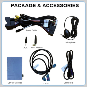 Không dây Carplay Android giao diện tự động cho Audi A3 B9 A4 A5 q2l q2l Q7 MIB với AirPlay gương liên kết chức năng đảo ngược máy ảnh - Product Image 6