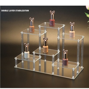 Espositore a 6 Livelli in Acrilico Portatile e Rimovibile con Ripiano <span class=keywords><strong>per</strong></span> Collezioni, Action Figure, Profumi e Oggetti Piccoli - Product Image 5