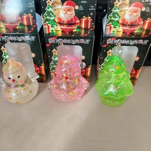 Combo Navideño de Árbol de Navidad, Papá Noel y Muñeco de Nieve de Azúcar de Malta, Juguete Antiestrés de Compresión Lenta para Aliviar el Estrés y Decoración - Product Image 3