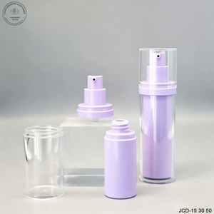 OEM ODM 15ml 30ml 50ml AS PP Airless Pump Bottle Empty Cosmetic Lotion Bottle With Lid - Product Image 4