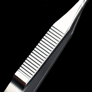 Pinzas Microscópicas de Mango Plano con Tijeras, Instrumentos Quirúrgicos para Cirugía Oftálmica Mínimamente Invasiva y Cirugía Plástica - Product Image 4