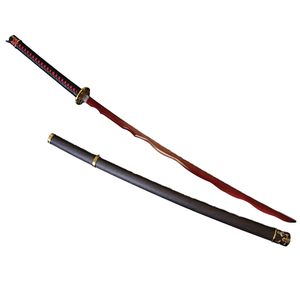 HOT 130cm 1,2 kg Anillo de oro <span class=keywords><strong>Okina</strong></span> River Blood Sword Cosplay Colección Regalos Juguete Espada - Product Image 1