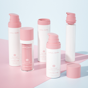 Sang Trọng Kép Tường Chân Không 30Ml 50Ml Có Thể Thay Thế Kem Mỹ Phẩm Lotion Huyết Thanh Nhựa Không Có Không Khí Bơm Chai Với Bơm - Product Image 1