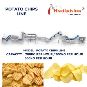 Hari Krishna Techno FFully Automatic Potato Chips Making Machine 60kW Electric Heating Export Quality - Product Image 1