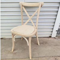 Chaise de salle à manger en bois à dossier haut et rembourrée, style nordique, idéale pour salle à manger, hôtel, intérieur