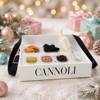 Plateau à gâteau portable élégant et moderne avec sangle, support à dessert pour événements de mariage, plateau à tiramisu et snacks style harnais