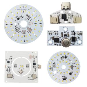 แผงไฟ LED PCBA บอร์ด PCB แบบวงกลม1W-20W สีเดียว12V แผงไฟสำหรับประกอบ SMD2835 - Product Image 4