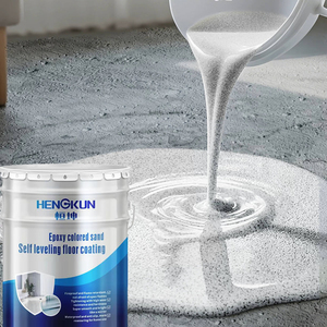 Peinture liquide pour sols en sable coloré époxy écologique pour garages et usines - Product Image 5